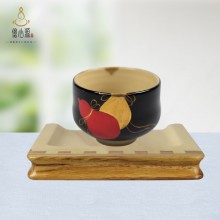 黑檀实木长方形托盘 茶盘 茶杯托