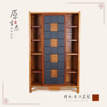 億心源 非洲花梨木 移动门 书柜