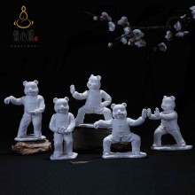亿心源 白瓷公仔系列 太极公仔太极公仔